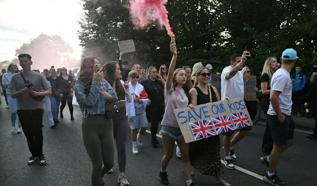 Woman Charged After Altercation at London Hotel Housing Migrants