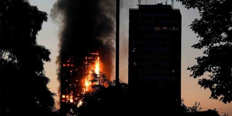Massive Fire Engulfs Torrington, UK, Prompting Evacuations and Widespread Smoke