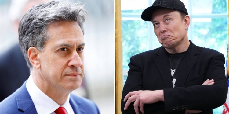 Ed Miliband Warns UK Government on X, Citing Elon Musk as a “Dangerous Influence”
