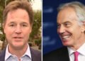 Blair and Clegg Hosted Private Dinner with Tech Leaders