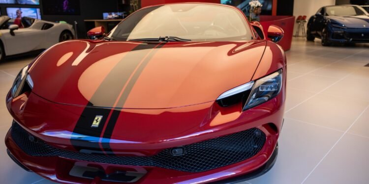 Ferrari limits UK car exports amid tax-driven shifts