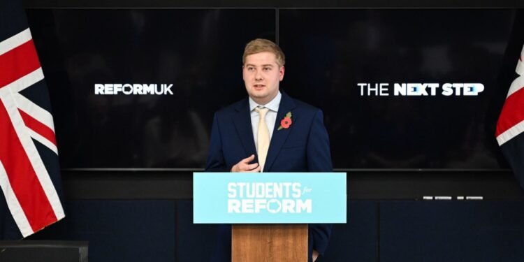 Farage appointee to lead Reform youth accused of anti-British views