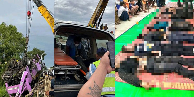 Night Bus Crash in Cambodia Kills 16