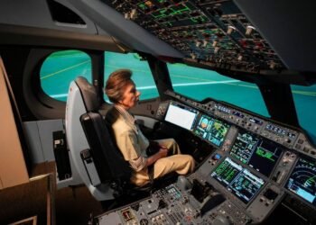 Princess Anne Takes the Controls in Airbus Flight Simulator