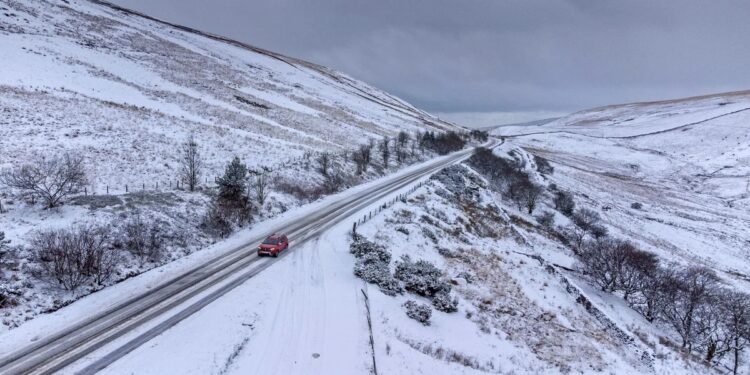 Snow and ice bring travel disruption and warnings