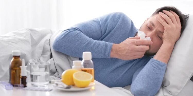 Flu cases in Scotland