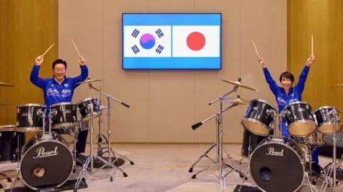 K-Pop Drum Duet Seals Japan–South Korea Summit in Viral Moment