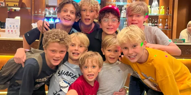 Boys filming Lord of the Flies