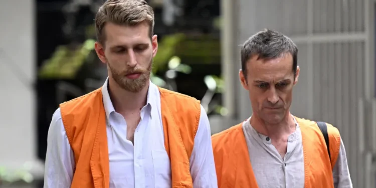 British men cocaine Bali