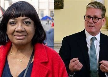 Diane Abbott slams applause for Keir Starmer