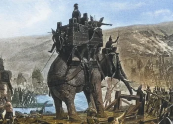Hannibal war elephant Alps