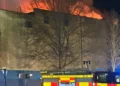 Huge fire engulfs Odeon cinema
