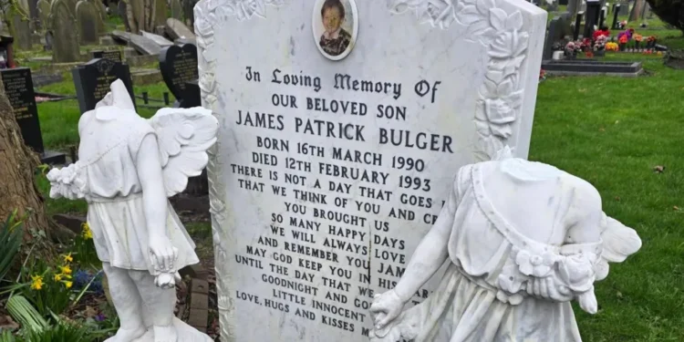 James Bulger grave vandalised