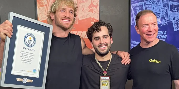 Logan Paul Pokémon card $16m