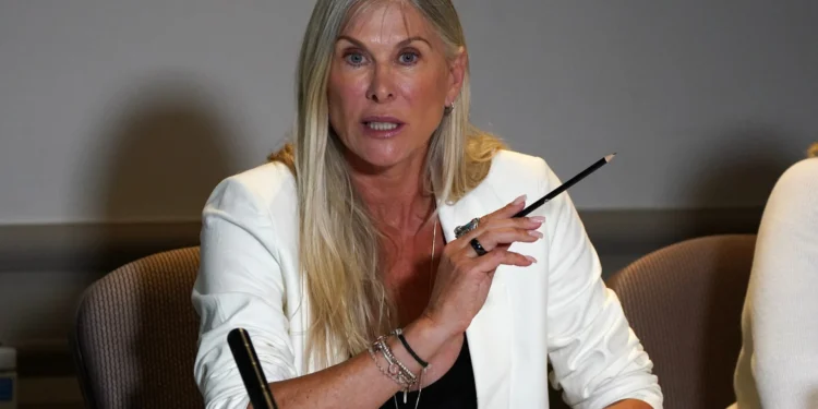Sharron Davies motorway sign speeding