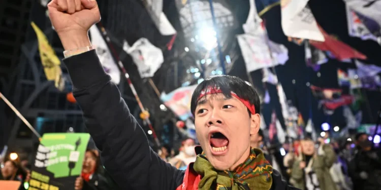 South Korea democracy rallied