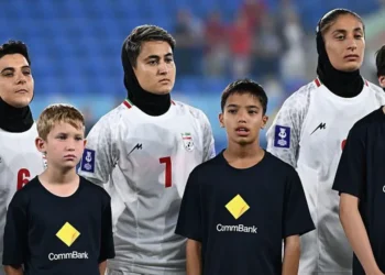 Australia protect Iranian football team