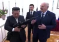 Belarus leader gifts rifle to Kim Jong Un as friendship treaty signed