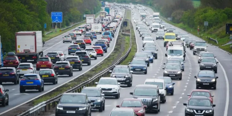 Easter 2026 UK Road Traffic Busiest Four Years RAC 17 Million