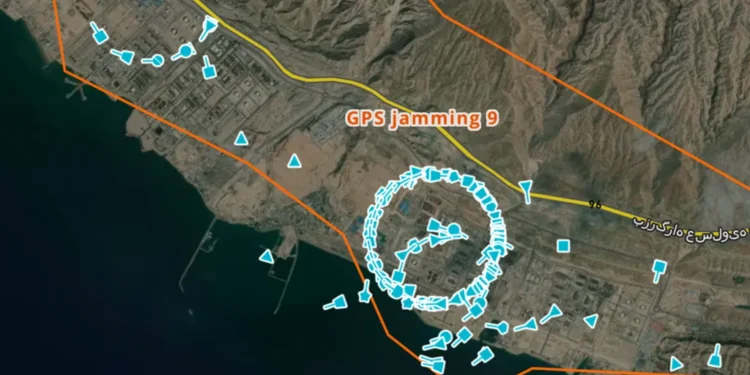 GPS jamming Middle East conflict