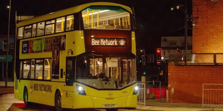 Greater Manchester Expands Night Bus Network Across Boroughs