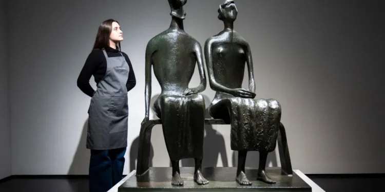 Henry Moore sculpture sells for £26m