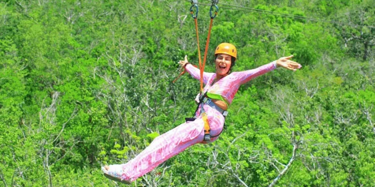 Housebound Benefit Cheat Catherine Wieland Caught Ziplining