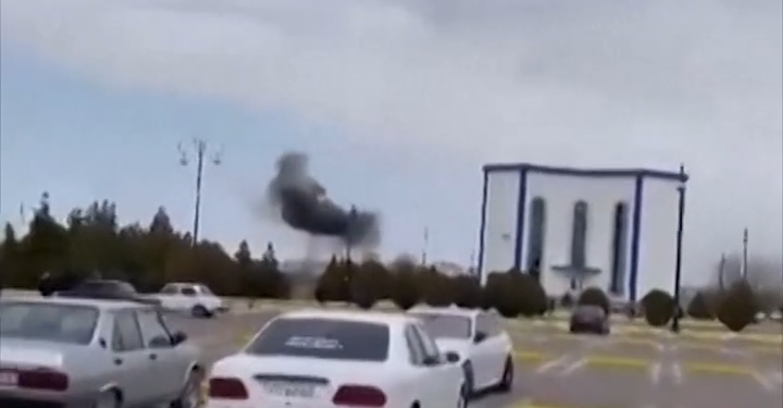Iranian drones strike Azerbaijan airport