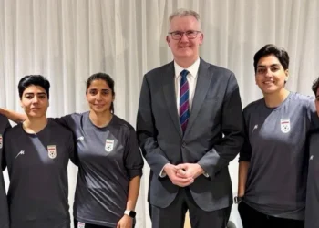 Iranian footballers anthem protest visas