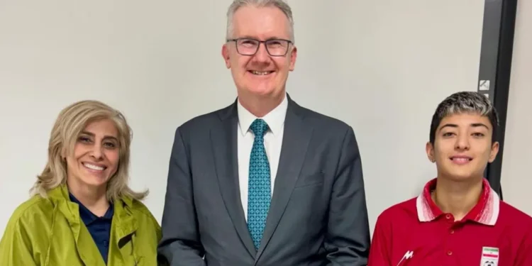 Iranian women footballers asylum Australia