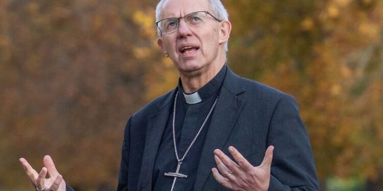 Justin Welby therapist faith question