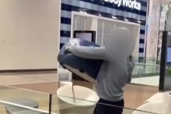 Boy admits filming Westfield chair-throwing prank