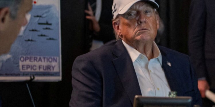 Mar‑a‑Lago war room Trump monitored Iran strikes