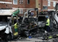 Men Released on Bail Over Jewish Charity Ambulance Arson