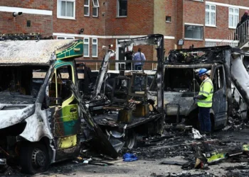 Men Released on Bail Over Jewish Charity Ambulance Arson