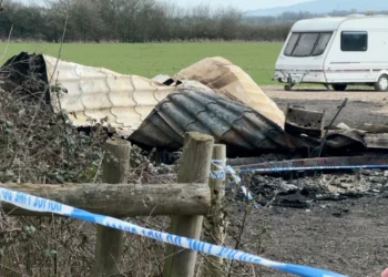 Travellers mobile home burnt overnight