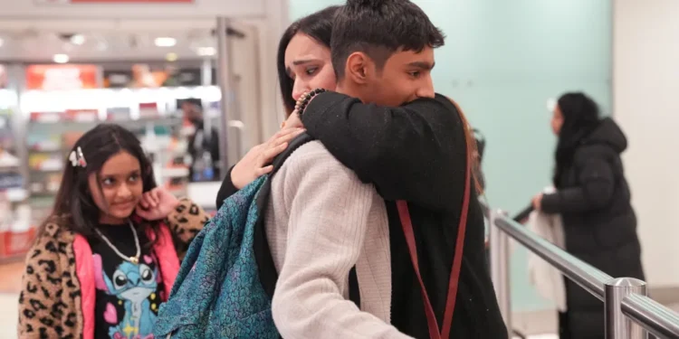 boy 12 home after Middle East stranded