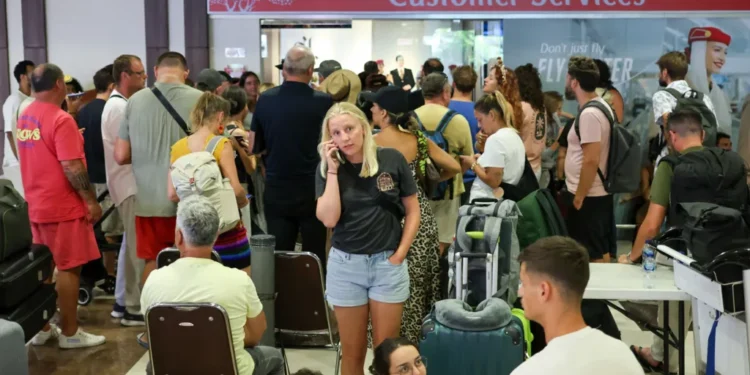 flight cancellations Iran conflict travel warnings