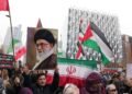 Thousands Protest Iran Strikes Outside US Embassy London
