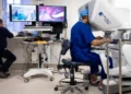 remote robotic surgery UK first