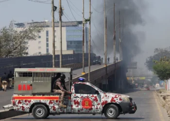 Karachi Consulate Protest