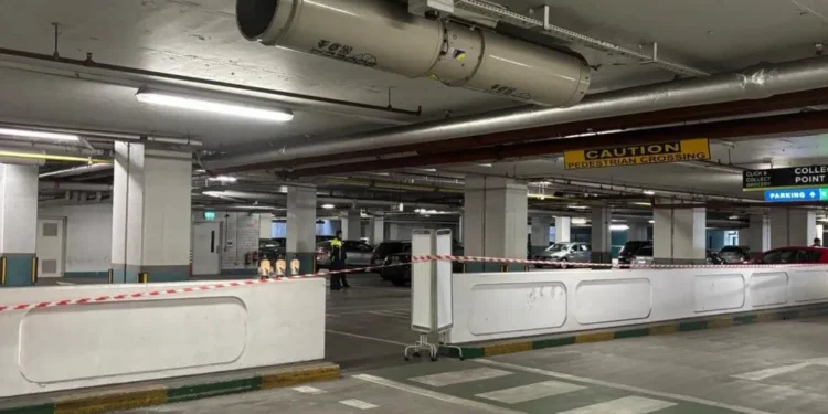 toddler struck by car car park