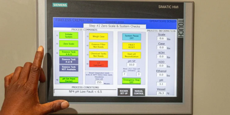 water cremation UK first