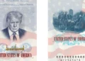 New America250 Passports Feature Trump Portrait