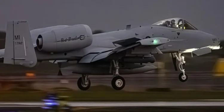 A-10 Warthog RAF Lakenheath 2026 Deployment Iran War