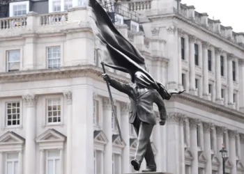 Banksy statue London Southwark signature 2026