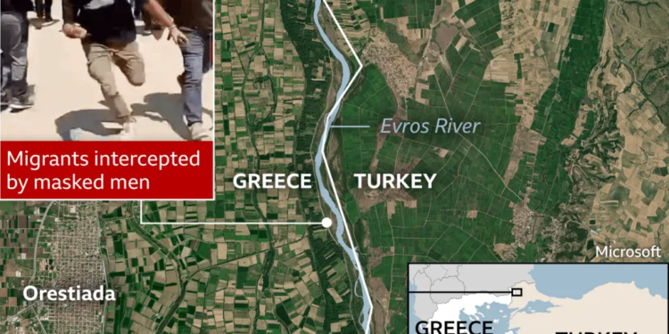 Greek Border Pushbacks 2026: Masked Migrants