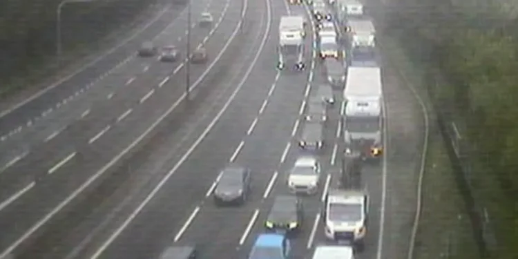 M1 Crash Near Luton Airport: All Lanes Closed Good Friday