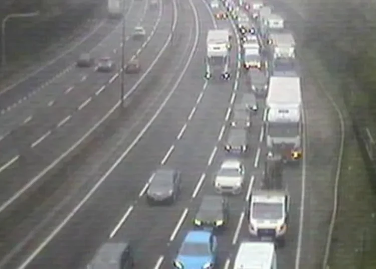 M1 Crash Near Luton Airport: All Lanes Closed Good Friday