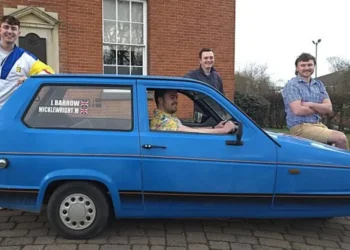 Mayor of Erewash Reliant Robin 2026 Europe charity run